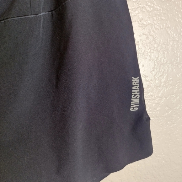 Gymshark 2 In 1 Lined Drawstring Running Athletic Shorts Sz M - Picture 5 of 6